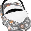 Yoofoss Baby Stroller Bunting Bags Winter Carseat Canopies Cover to Protect Baby from Cold Wind, Super Warm Plush Fleece Baby Carrier Cover for Infant Boys Girls