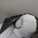 Momcozy Pregnancy Pillows for Sleeping, U Shaped Full Body Maternity Pillow with Removable Cover - Support for Back, Legs, Belly, HIPS for Pregnant Women, 57 Inch Pregnancy Pillow for Women, Grey