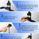 OATSBASF Umbrella Mount for Stroller, Adjustable Angle Golf Push Cart Umbrella Holder, Baby Stroller Umbrella Attachment, Suitable for Strollers, Bicycles, Wheelchairs,Golf Cart