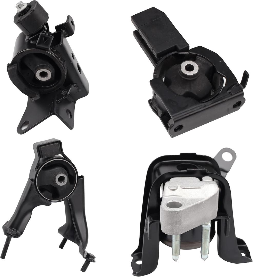 Engine Motor and Transmission Mount Kit Compatible with 2003-2008 Corolla 1.8L & 2003-2008 Matrix 1.8L & 2003-2008 Pontiac Vibe 1.8L Auto Transmission Repklace OE A4220 A4219 A4218 A4221 4pcs