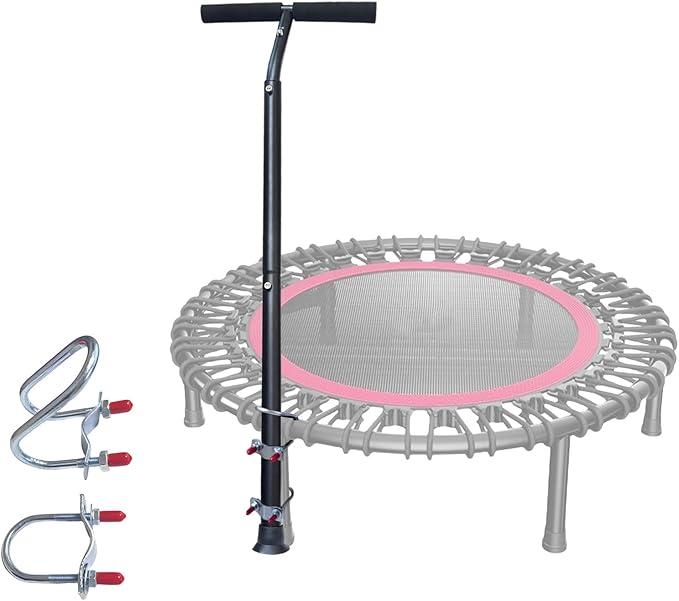 Trampoline Handle Bar Rebounder Handle Bar for Most Brands Mini Fitness Trampolines Fits Foot Tubes up to 0.98IN~1.26IN Diameter (Trampoline not Included) NonSlip Comfortable Handles