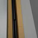 ALLZONE Tension Curtain Rods for Windows 66 to 120 Inch, Black Curtain Rods No Drilling, Heavy Duty Extra Long Tension Rod for curtains, Outdoor Curtains Rod for Patio, Bedroom