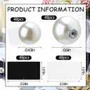 Leinuosen 96 Pcs Decorative Pearl Place Card Stands and Cards Set, Table Place, Food Labels Business, Dessert Table Decor