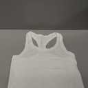 MathCat Workout Tank Tops for Women Sleeveless Gym Tops Seamless Racerback Athletic Yoga Shirts (X-Small, White)