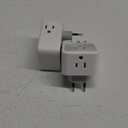 European Travel Plug Adapter 2 Packs, TESSAN Europe International Power Adaptor with 4 Outlets 3 USB Charging Ports (1 USB C), Type C Plug for Germany Iceland Spain Italy France