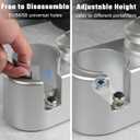 Espresso Tamping Station, Espresso Organizer Station Fit for 51/54/58mm Espresso Accessories, Plastic Espresso Station Coffee Tamper Station, Multifunctional Coffee Tools Organzier (3 in 1)