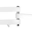 Suptek Full Motion TV Wall Mount Bracket for Most 13-30 inch TVs and Monitors, Flat and Curved TVs up to 28lbs, Tilt Swivel and 16.9 inch Extension, Max VESA 100x100mm, White, MA2776W