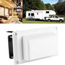 Side RV Vent Covers 12V 25W Air Vent Ventilation Exhaust Fan for Motorhome, Caravan, Trailer, Camper, Boat Marine Yacht White
