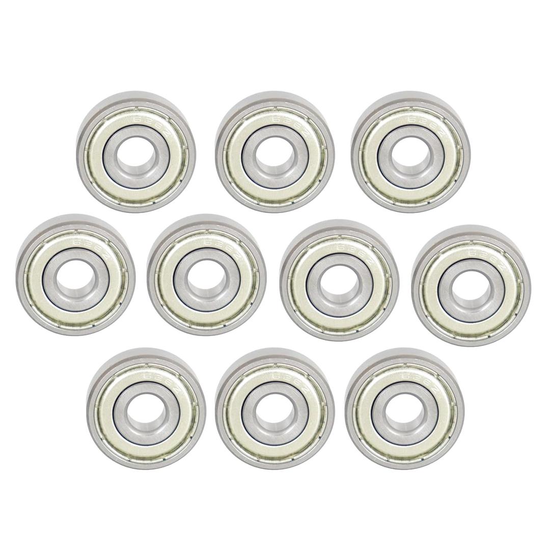 10 Pcs 626ZZ Double Metal Seal Bearings 6x19x6mm,Z3V3 High Speed Sealed Miniature Bearings.
