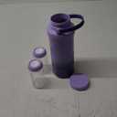 Momcozy 22oz Portable Breast Milk Cooler for Outdoor, Life Saver with 360 Total Cooling for 24 Hours, Larger Capacity Travel Breastmilk Chiller with 2pcs Baby Bottles for Breastmilk Storage, Purple