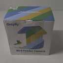 Bird Feeder with Camera Solar Powered : Smart Camera Bird Feeder 2K Live Feed Cam for Outdoor Backyard - Ai Identify Auto Capture Videos Pictures, Gifts for Birdlover Mom Dad, 2.4GHz WiFi (Yellow)