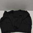 LILLUSORY Women's Oversized Turtleneck Sweaters Fall Batwing Sleeve Ribbed Tunic Sweater (Medium, Black)