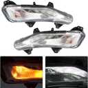 labwork Fog Lights Assembly Replacement for Malibu 2019-2024 Daytime Running Light Turn Signal Lamp Left+Right Side (Passenger & Driver Side)