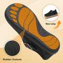 BARERUN Womens Slippers Barefoot Bedroom House Shoes for Women Wide Non-slip Diabetic Orthopedic Neuropathy Swollen Bunions Arthritis Edema Indoor Outdoor Slippers