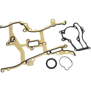 Engine Timing Cover Gasket Set TCS46156 for Chevrolet Cruze 2011-2015 Chain Case Cover Gasket Long-lasting Sealing Rubber, Metal 1 Set Yellow, Black
