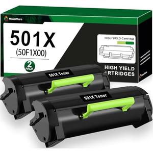 MasaiMara 50F1X00 501X Toner Cartridge for Lexmark MS410d MS410dn MS415dn MS510dn MS510dtn MS610de MS610dn MS610dte MS610dtn MX310dn MX410de MX510de MX511de MX511dhe MX511dte MX610de MX611de Printer