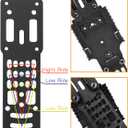 Tactical Modular Holster Adapter with QLS kit, Drop Leg Holster Platform with Leg Strap Police Gear