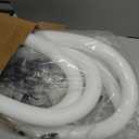 EBOOT 4 Set Pool Pump Hose for Above Ground, 1.5 Inch x 59" Replacement Filter Hose with 8 Clamps and 8 Adapters for Swimming Pool Compatible Accessories(White)