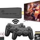 2.4G mini game stick wireless controller gamepad family game HDMI HD output 10000 free games multiple simulator games can be archived/searched/collected