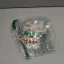 AceOrbit White Snowflake Wood Christmas Garland, 6.5ft Rustic Snowflake Chain with Wooden Bead Winter Hanging Decorations for Mantle Wall Window Door Home Christmas Tree Decor Holiday Crafts