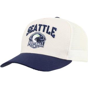 Football Trucker Hat Embroidered Baseball Cap City Fans Cap Hat for Men Women Cotton Cap Adjustable Buckle Strap