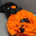 GARIG 5FT Halloween Inflatables Outdoor Decorations Pumpkin Spider Build-in LEDs Lights Blow Up Yard Decorations for Garden Lawn Indoor Party Holiday Decor