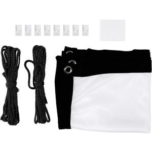 Projection Screen, Non Crease White Projector Screen, Thicken Portable Non Crease Soft White Polyester Projector Curtain Projection Scre, 38 X 60 Inch