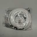 G-PLUG 15FT RG6 Coaxial Cable Connectors Set - High-Speed Internet, Broadband and Digital TV Aerial, Satellite Sky Cable Extension- Weather-Sealed Double Rubber O-Ring and Compression Connectors White