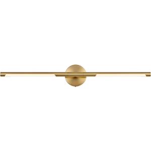 BONLICHT Brushed Brass Vanity Lights 36 Inch Gold Bathroom Light Fixtures 5CCT Dimmable Vanity Light Bar 20W 350Rotatable LED Bathroom Lighting Over Mirror Modern Wall Sconce for Hallway Powder Room