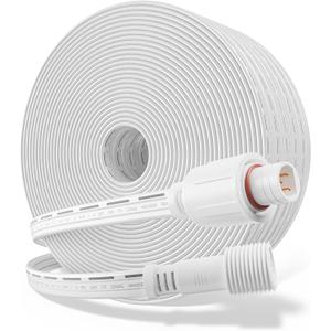 16Ft Extension Cable for Eufy Permanent Outdoor Lights E22, S4 & Linkind HP5, IP68 Waterproof Extension Cord Compatible with Eufy E22/S4, Linkind HP5 Light for Halloween, Christmas, Holiday