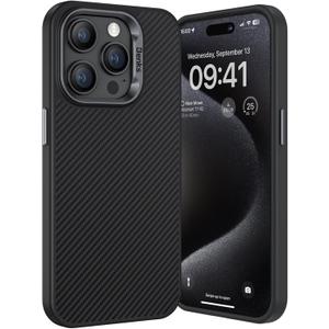 BENKS Magnetic Case for iPhone 15 Pro Max, Built with Dupont Kevlar 600D Aramid Fiber [Compatible with Magsafe], [Military Grade Drop Protection] Anti-Scratch Non-Slip Shockproof Cover, 6.7 inch