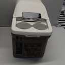 12V Car Refrigerator Cooler/Warmer 8 Quart (9L) 40~140,12 Volt DC &110V AC, Electric Car Fridge Portable Compact Camping Cooler Thermoelectric 12V Small Fridge for Car, RV, Camping (Grey)