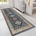 SIPIHA Farmhouse Kitchen Rug Sets 4 Piece with Runner Non Slip Kitchen Rugs and Mats Washable Kitchen Mats for Floor Thick Kitchen Floor Mat Carpet Runner Rugs for Entryway, Laundry, Sink