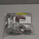 Leather Like Ottoman Cover, Stretch Small/Large Square Ottoman Covers, Rectangular Ottoman Slipcovers with Non-Slip Elastic Bottom for Footstools (Small, Marble)