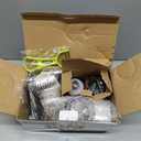 Ourokhome Rotary Cheese Grater Hand Crank, Kitchen Shredder Speed Mandolin Slicer Nuts Grinder with Handle and Drum Blades for Cheese, Vegetable, Walnuts, Chocolate, Potato, Carrot, 3 Blades, White