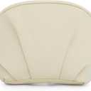 E-Tree Makeup Bag Travel Toiletry Bag Half Moon Small Make up Pouch Cosmetic Case Organizer Cute Waterproof for Girls Women Travel Essentials Toiletries Accessories (Beige)