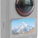 TzezFoz for DJI Osmo 360 Action Camera  10H Hardness Optical Tempered Glass Lens Protector with AR Coating, Hydrophobic Layer, AntiScratch & Shockproof Cover (Black)