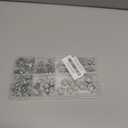 227pcs Metric Hex Nuts Assortment Kit M3 M4 M5 M6 M8 M10 M12,304 Stainless Steel 18-8 External Hex nut Set Hex Machine Screw Nuts Hardware Nuts