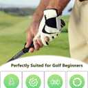 2Pcs Right Hand Golf Grip Trainer | Golf Swing Trainer RH for Improving Hand Positioning | Lightweight Molded Anti-Slip Wrist Trainer for Adults Men Women Beginners