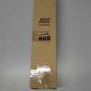 Wood Curtain Rods for Windows 4884 Inches, 1" Heavy Duty Adjustable Farmhouse Drapery Pole with Rustic Wood Grain Decorative Finials (30-881 pack, Walnut)