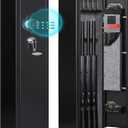 KAER 2-Gun Safes for Home Rifle and Pistols Electronic Gun Security Cabinet Quick Access Gun Rifle Gun Security Cabinet Safes Gun Cabinet for Shotguns with Built-in Removable Storage Shelf-1.73