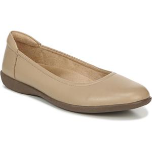 Naturalizer Women's Flexy Round Toe Ballet Flat (9, Nude)