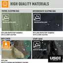 Military Sleeping Bag System Tactical Gear 4-Part Modular Sleeping Bags Cold Weather Includes Stuff Sack, Bivy Cover, Intermediate Cold Weather and Patrol Bag Waterproof and Lightweight