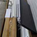 DWVO 4.2x2.6x5.6ft Outdoor Vertical Storage Shed with 2 Shelves, 60 Cu Ft Waterproof Resin Garden Shed with Floor & Lockable Door, Plastic Tall Tool Cabinet for Garbage Can, Lawn Garden Supplies, Gray