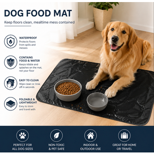 Silicone Mat for dog food 19×12In