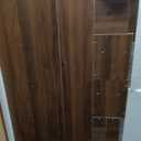 2-Tier Washer and Dryer Countertop with 2.75" H Guard,54" W x 27.5" D Laundry Countertop Cover with Non-Slip Pad, Large Space Laundry Topper for Folding Clothes Over Washer and Dryer-Dark Walnut