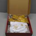 Christmas Gift Box Set, 3-Piece Folding Luminous Light String Holiday Props Decoration