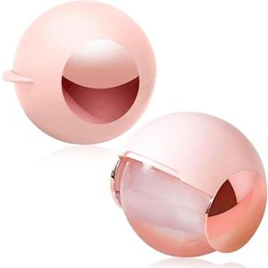 Washable Reusable Gel Lint Roller Ball for Pet Hair, Portable Dog Cat Pet Hair Remover for Clothes, Sticky Cleaner, Dust Fuzz Fur for Travel Household, 1 piece (Pink)