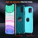 SPIDERCASE Shockproof for iPhone 11 Case,[10 FT Military Grade Drop Protection],with 2 pcs[Tempered Glass Screen Protector+Camera Lens Protector] Heavy Duty Full-Body Protective Phone Case,Light Blue