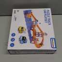 3-Tier Toddler Puzzle Race Cars Track Toys for Kids Age 3-5 5-8, 59PCS Puzzles Car Track Set Includes 2 Cars and Rich Road Signs, Educational Birthday Gifts for Kids, Boys and Girls